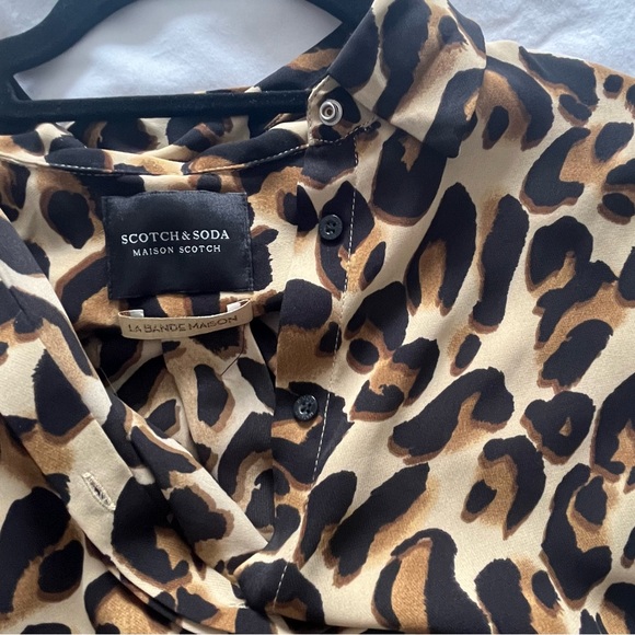 Scotch & Soda Leopard Print Blouse XS - Picture 7 of 11